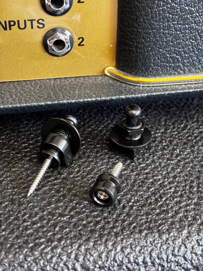 Straplocks Negros — foto 1 de 1, A.C.M.E. Guitar Parts